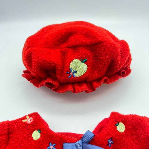 Bitty Baby Red Beret Hat and Jacket From Two In One Green Apple Set 2007 - Picture 2 of 9
